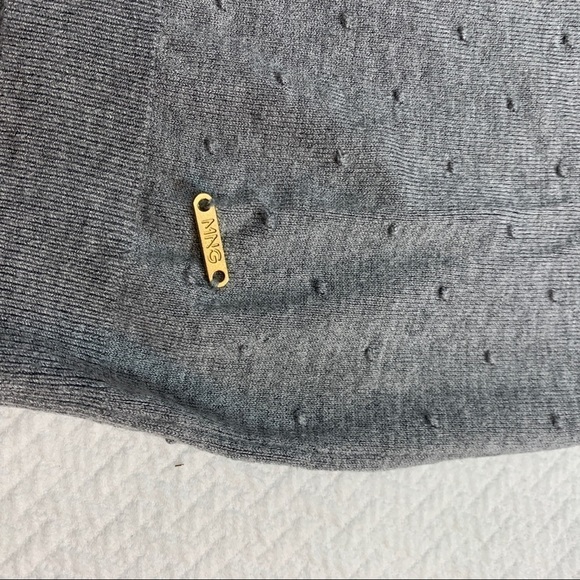 mango🖤grey Long Sleeve Sweater Lightweight Textured Size XXS - Picture 9 of 9